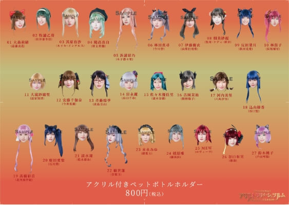 アクリル付きペットボトルホルダー